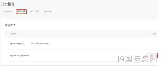 开发设置